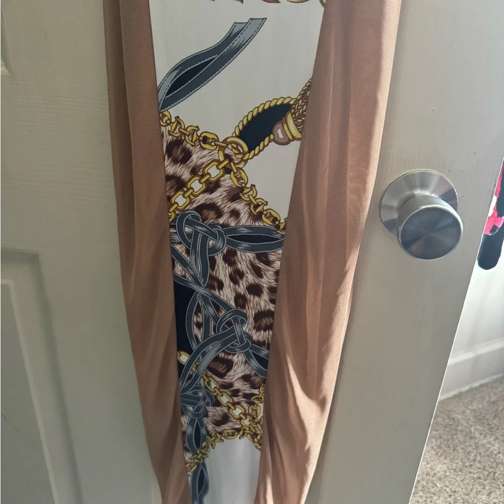 Chic Multicolor Patterned Dress - Picture 4 of 5